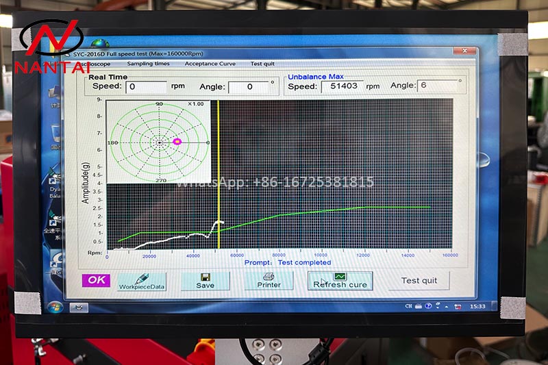 NT-D6 Turbocharger high speed dynamic balancing machine-4
